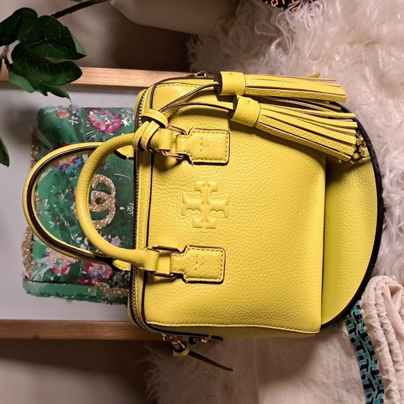 Tory Burch NWOTs Thea Web Mini Satchel Bag - Picture 1 of 17